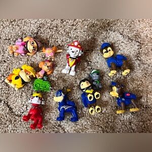 Paw Patrol Action Figures - Red, Blue, Yellow